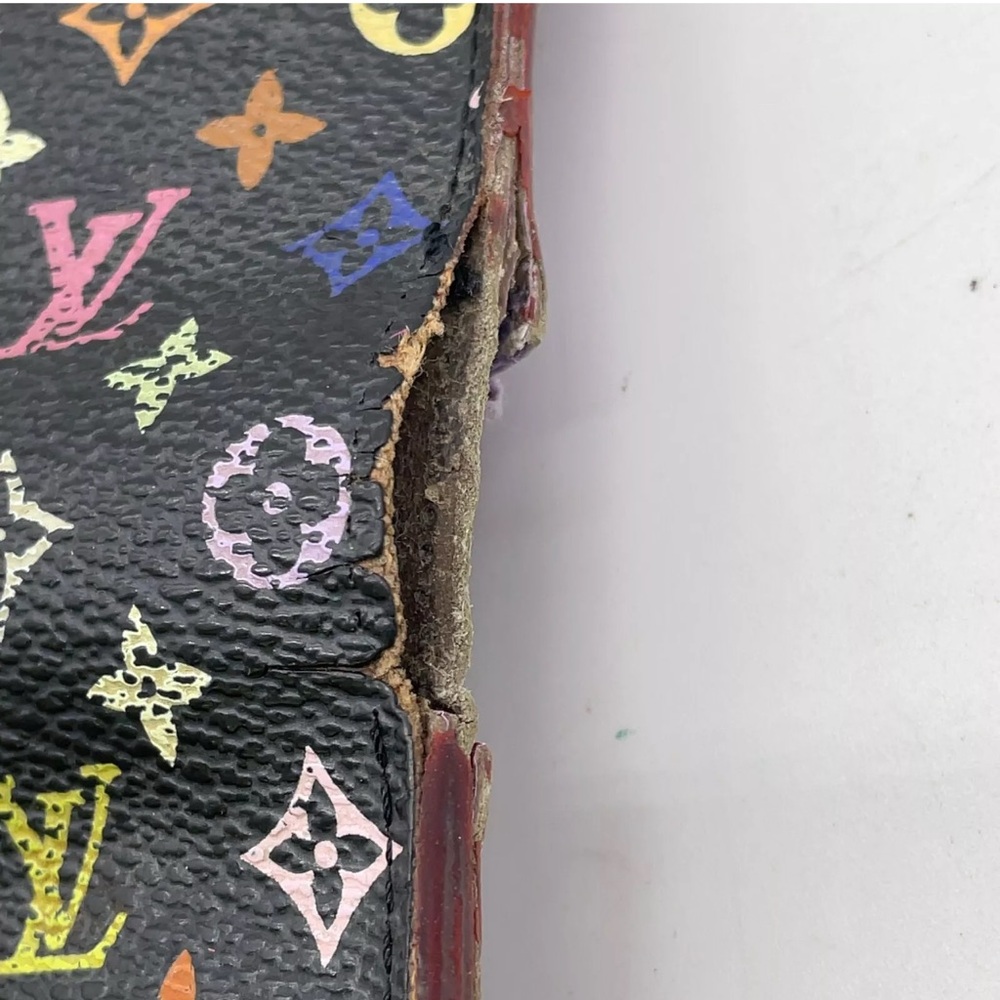 Auth Louis Vuitton Monogram Multicolor Portefeuille Insolite Wallet W/B - Picture 15 of 17